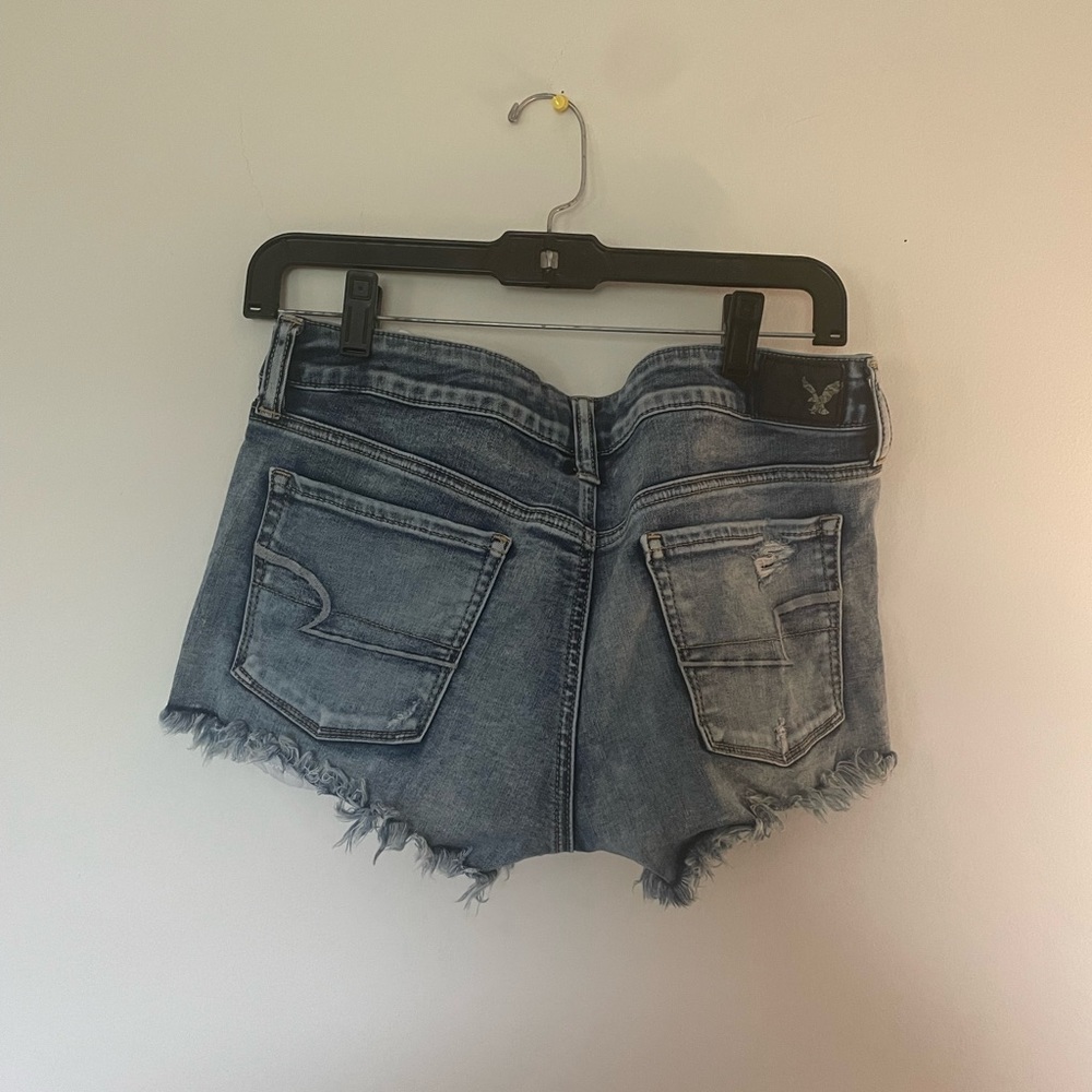 Jean shorts with Pink pockets